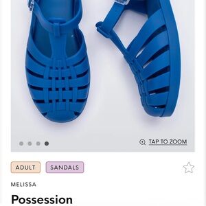 Melissa Navy Blue Sandals